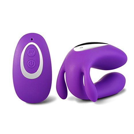 Utimi Remote Control Silicone 10-speed Finger G-spot Stimulation Vibrator for Couples