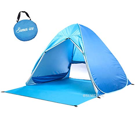 Sumerice Beach Tent Automatic Pop Up Baby Sun Shelter Portable Cabana Sun Tent
