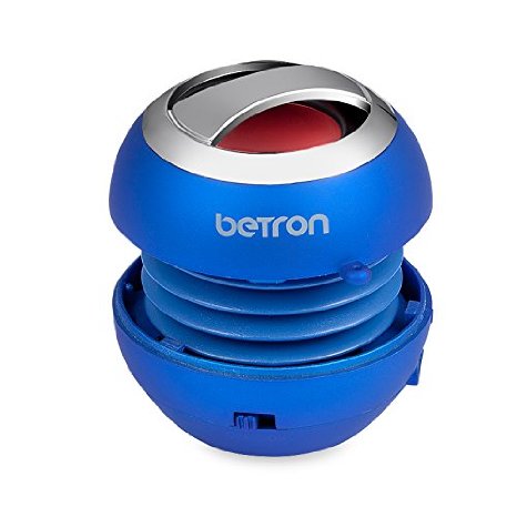 Betron BPS60 Mini Portable Wireless Bluetooth Speakers for iPad iPhone iPod Mobile Phones Mp3 Players - Blue