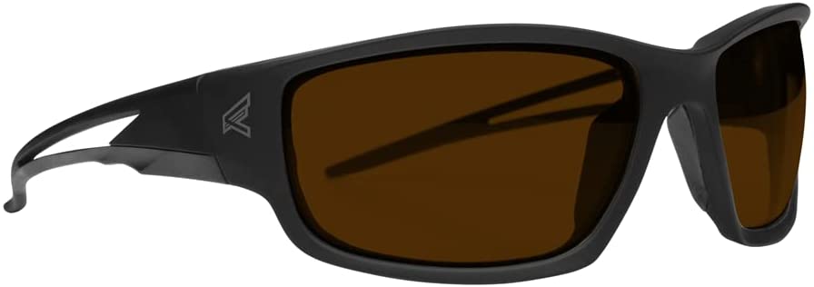 Edge Kazbek Wrap-Around Safety Glasses, Anti-Scratch, Non-Slip, UV 400, Military Grade, ANSI/ISEA & MCEPS Compliant, 5.04" W