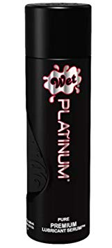 Wet Platinum Lube - Premium Silicone Based Personal Lubricant, 3.1 fl.oz