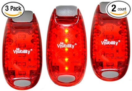 LED Safety Lights (3 Pack)   FREE Bonuses | Strobe Light Bike, Running, Dogs, Walking | The Best High Visibility Accessories for Your Reflective Gear, Bicycle Helmet, Runner Vest, Pet Collar