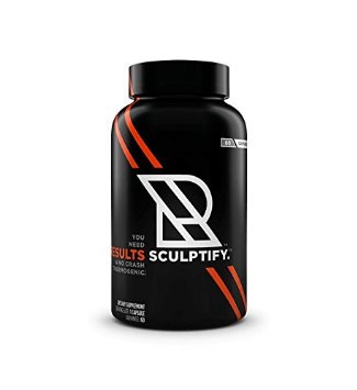 Results Nutrition Sculptify No Crash Thermogenic Fat Burner for Heightened Focus, Drive and Energy - 60 Capsules