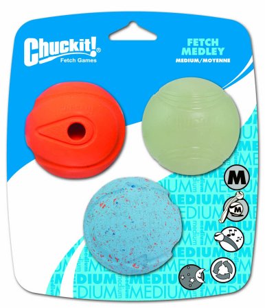 Chuckit! Fetch Medley Balls 3-Pack