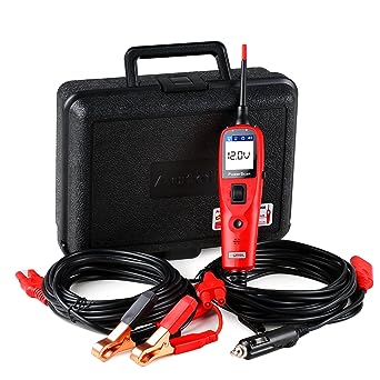 Autel PS100 Power Circuit Probe Kit, 12V 24V Automotive Circuit Tester Electrical System Tool, AC DC Diode Resistance Checker Digital Voltage Tester, Multimeter, Short Finder