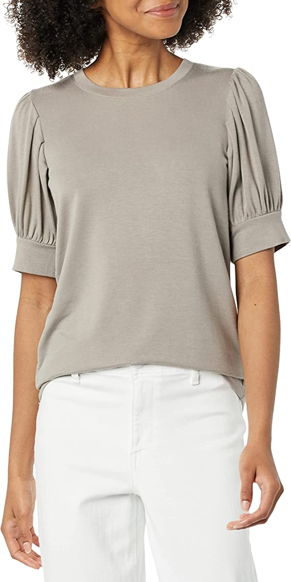 Daily Ritual Women's Supersoft Terry Puff-Sleeve Top