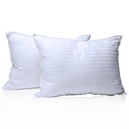MildDreams Pillows for sleeping 2 pack Queen size 20x30 inch – Set of 2 Bed Pillows – Extra Soft Hypoallergenic Material - Plush Gel-Fiber,3D Hollow Retain Shape–Warranty–White