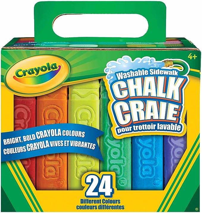 Crayola 24-Count Sidewalk Chalk