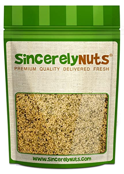 Sincerely Nuts Hulled Hemp Seeds – (2 lb bag) All Natural Super Food | Natures Complete Protein Contains All 9 Essential Amino Acids | Heart Healthy Omega 3 Fat | Non GMO, Kosher, Gluten Free, Raw