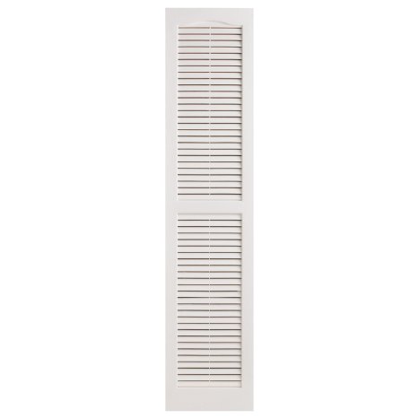 Alpha VNB1555WHOL 14-Inch by 55-Inch Open Louver, White, 2-Pack