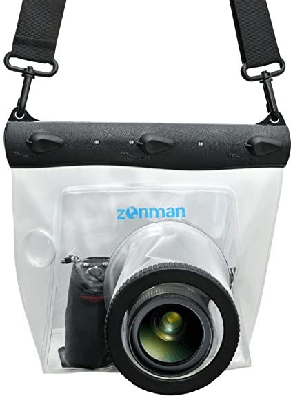 ZONMAN DSLR Camera Univeral Waterproof Underwater Housing Case Pouch Bag for Canon Nikon Sony Pentax Brand Digital SLR Cameras