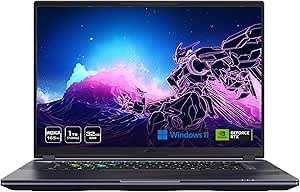 GIGABYTE - AORUS 16X (2024) Gaming Laptop - 165Hz 2560x1600 WQXGA - NVIDIA GeForce RTX 4070 - Intel i7-14650HX - 1TB SSD with 32GB DDR5 RAM - Windows 11 Home AD (AORUS 16X ASG-53USC64SH)