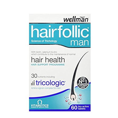 Vitabiotics Wellman Tricologic Hair Growth Tablets 60 Tablets