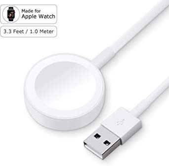 Smart iWatch Charger Magnetic Charging Cable Cord USB Wireless Charger Compatible with Apple Watch Series 4 3 2 1 (38mm 40mm 42mm 44mm)