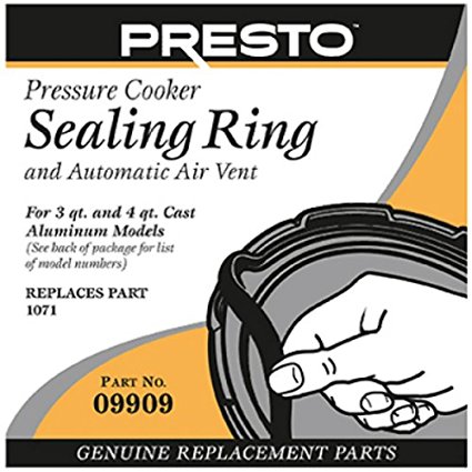 National Presto Ind 09909 Cooker Sealing Ring with Automatic Vent