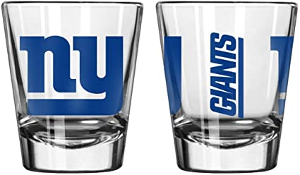 Boelter Brands NFL New York Giants 173254 Shot Glass, Team Color, One Size