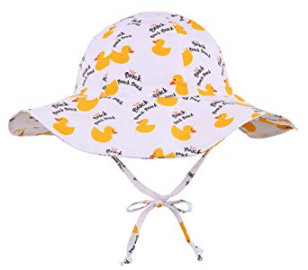 SimpliKids UPF 50  UV Ray Sun Protection Wide Brim Baby Sun Hat