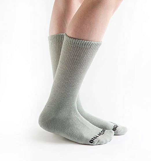 Doc Ortho Ultra Soft Loose Fit Diabetic Socks, 3 Pairs, Crew