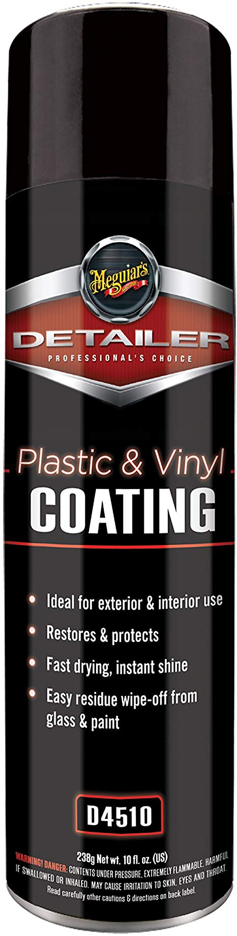 Meguiar’s D4510 Plastic & Vinyl Coating, 10 Fluid Ounces