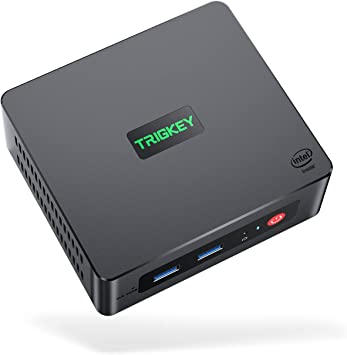 Mini PC W11 Pro Intel 11th Generation Processors N5095 16G DDR4 500G M.2 SSD 2280 TRIGKEY Green G2 Mini Computer, Support W10 Micro PC/Dual HDMI 4K@60Hz Screen/WiFi 5/Win 11