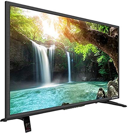 Sceptre 32 inch Full 1080p LED HDTV HDMI USB MHL VGA with Clear QAM, Machine Black