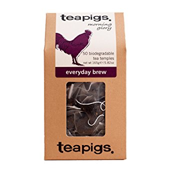 teapigs Everyday Brew 165 g (Pack of 1, Total 50 Tea Bags)
