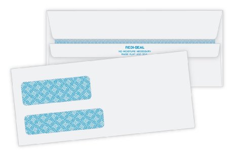 Quality Park Park 9 Redi-Seal Double Window Envelopes White Box of 500 24529