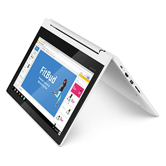 Lenovo Chromebook C330 2-in-1 Convertible Laptop, 11.6-Inch HD (1366 x 768) IPS Display, MediaTek MT8173C Processor, 4GB LPDDR3, 64 GB eMMC, Chrome OS, 81HY0000US, Blizzard White