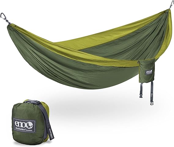 ENO DoubleNest Hammock - Lightweight, Portable, 1 to 2 Person Hammock - for Camping, Hiking, Backpacking, Travel, a Festival, or The Beach