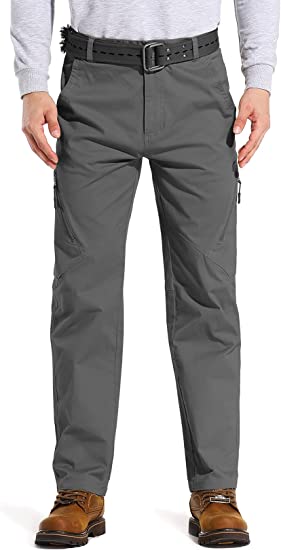 Toomett Men's Hiking Pants Lightweight Quick Dry Tactical Quick-Dry Water-Resistant Pants
