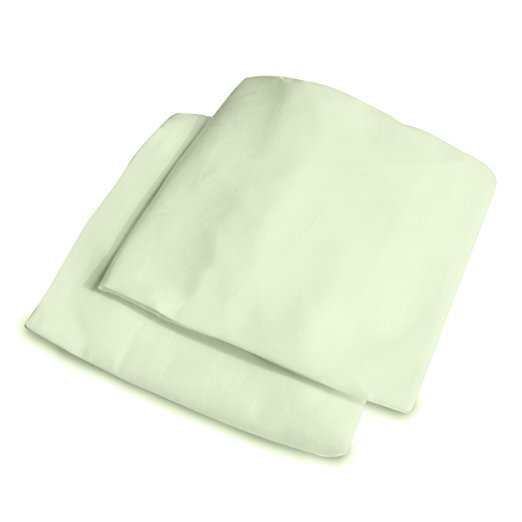 Summer Infant Crib Sheet, Sage, 2 Count (Discontinued by Manufacturer)
