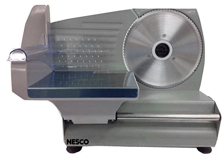 Nesco FS-160 Food Slicer, 180-watt, Stainless Steel/Black