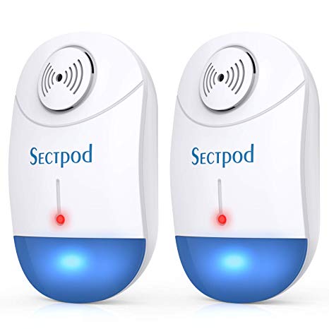 Ultrasonic Pest Repeller, Pest Repeller Plug in for Pest Reject Electronic Mute Radiation-Free Pest Control Indoor Use for Mosquitoes Mice Ants Bugs Rodents