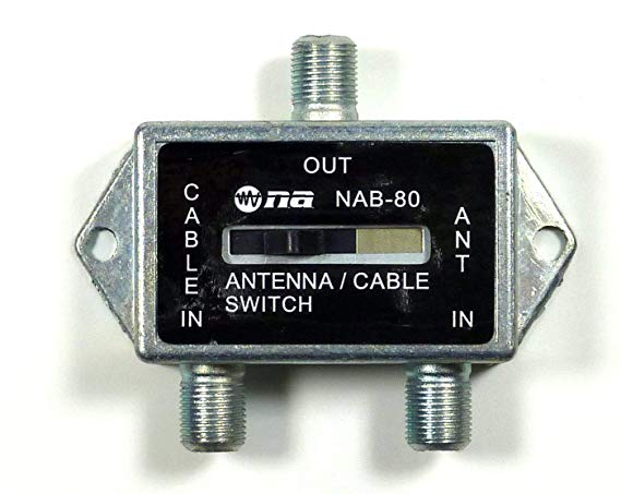 Coaxial A/B Game Antenna Cable TV CATV Switch