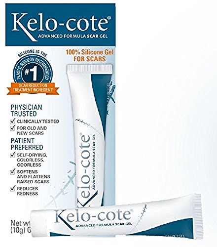 Kelo-Cote Advanced Formula Scar Gel, 10 grams (Pack of 2)