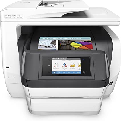 HP OfficeJet Pro 8740 All-in-One Wireless Printer, HP Instant Ink or Amazon Dash replenishment ready (K7S42A)