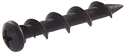 The Hillman Group 385389 Walldog Screw & Anchor in One! Black Pan Head Phillips 3/16" x 1-1/4" (Improved-New- 75 Pieces)
