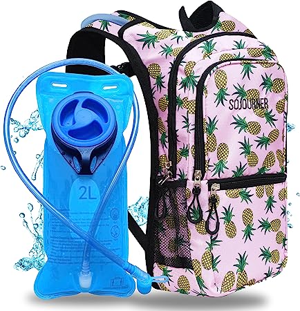 Sojourner Rave Hydration Pack Backpack - 2L Water Bladder Included for Festivals, Raves, Hiking, Biking, Climbing, Running and More