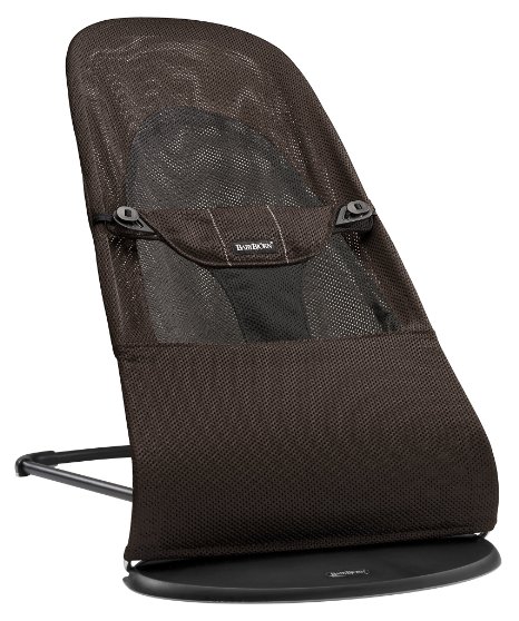 BABYBJORN Bouncer Balance Soft - Brown/Black, Mesh