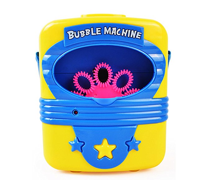 JJTGS Bubble Machine-Automatic Bubble Blower for Kids-More than 500 Bubbles per Minute-Fun and Convenient-Simple and Easy to Use(BLUE)