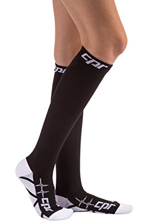 CPR Compression Socks for Women Men's Compression Socks Over the Calf Socks with Graduated Compression Socks for Nurses Athletic Compression Sock for Running Medical Sock for Travel 100%!