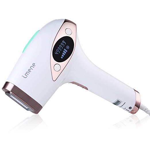 IMENE Permanent Hair Removal, IPL Laser Hair Removal & Ice Compress, Perfect for Women & Men Home Hair Removal Permanent on Bikini line, Legs, Arms, Armpits, Super Long Life Span with 500,000 Flashes