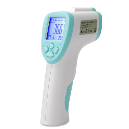 BSTPOWER Forehead and Ear Thermometer Baby Medical Infrared Instant Read Digital Non-Contact Thermometer Gun for Infants and Adults with Body & Surface Modes