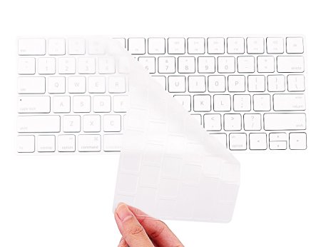 COOSKIN®Keyboard Cover Skin for Apple Wireless Magic Keyboard Ultra Thin Clear Soft TPU Type Protector, 2015 New US Version (MLA22LL/A)