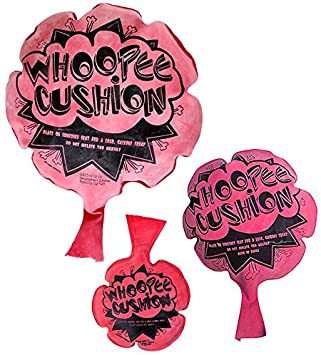 NES 3 Pack - Whoopee Cushion Combo - 3", 6" and 8" Bundle - Whoopie Novelty Toys for Boys, Girls & Adults