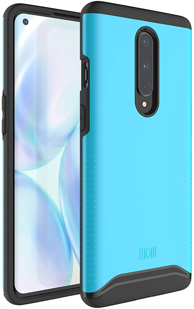 TUDIA Merge Designed for VERIZON ONLY OnePlus 8 5G UW Case, Dual Layer Heavy Duty Phone Case Cover for Verizon OnePlus 8 5G [Compatible with Verizon 5G UW ONLY] (Blue)