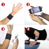 TFY Sports Wristband  Forearm Band for iPhone 5 - Black