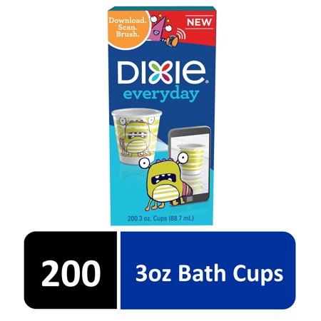 Dixie Paper Bath Cups, 3 oz, 200 Count