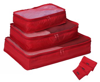 WODISON Lightweight Foldable Travel Packing Organizer Luggage Cube Set 3 Pcs