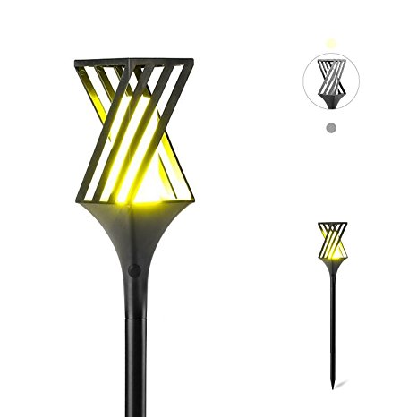 Solar Landscape Lights Outdoor Mosquito Repellent Lamp Waterproof Garden Lights Portable Wireless Pathway Lawn Decorative Solar Torch Light(Pack of 1)